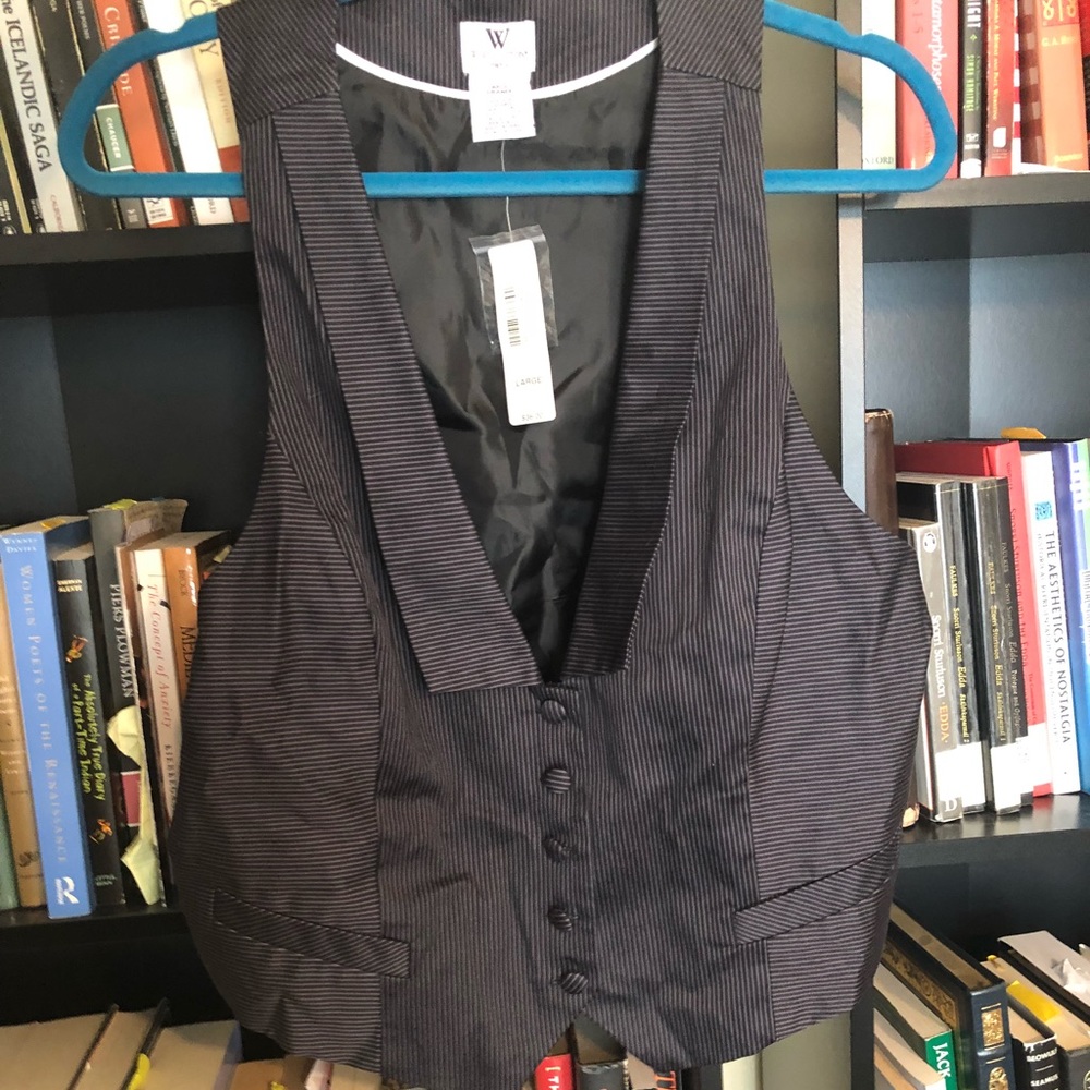 Stylish pinstriped vest